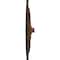 Ekena Millwork Haylynn Ceiling Medallion (Fits Canopies up to 1 1/4"), Hnd-Painted Rust, 29 1/8"OD x 1 1/4"ID x 4"P CM29HYRUS - alternate 5